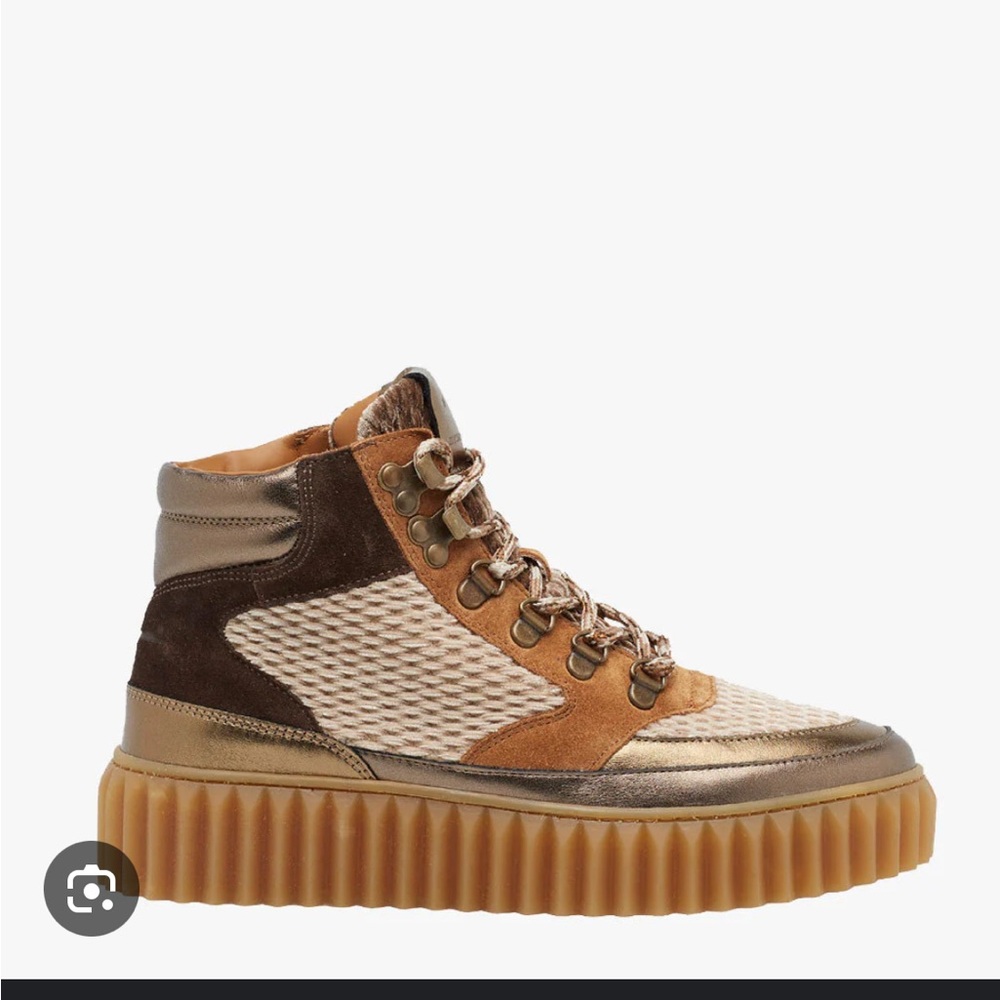 NWOB VOILE BLANCHE EVA HIKE Y2K chunky platforms Chocolate Brown Suede